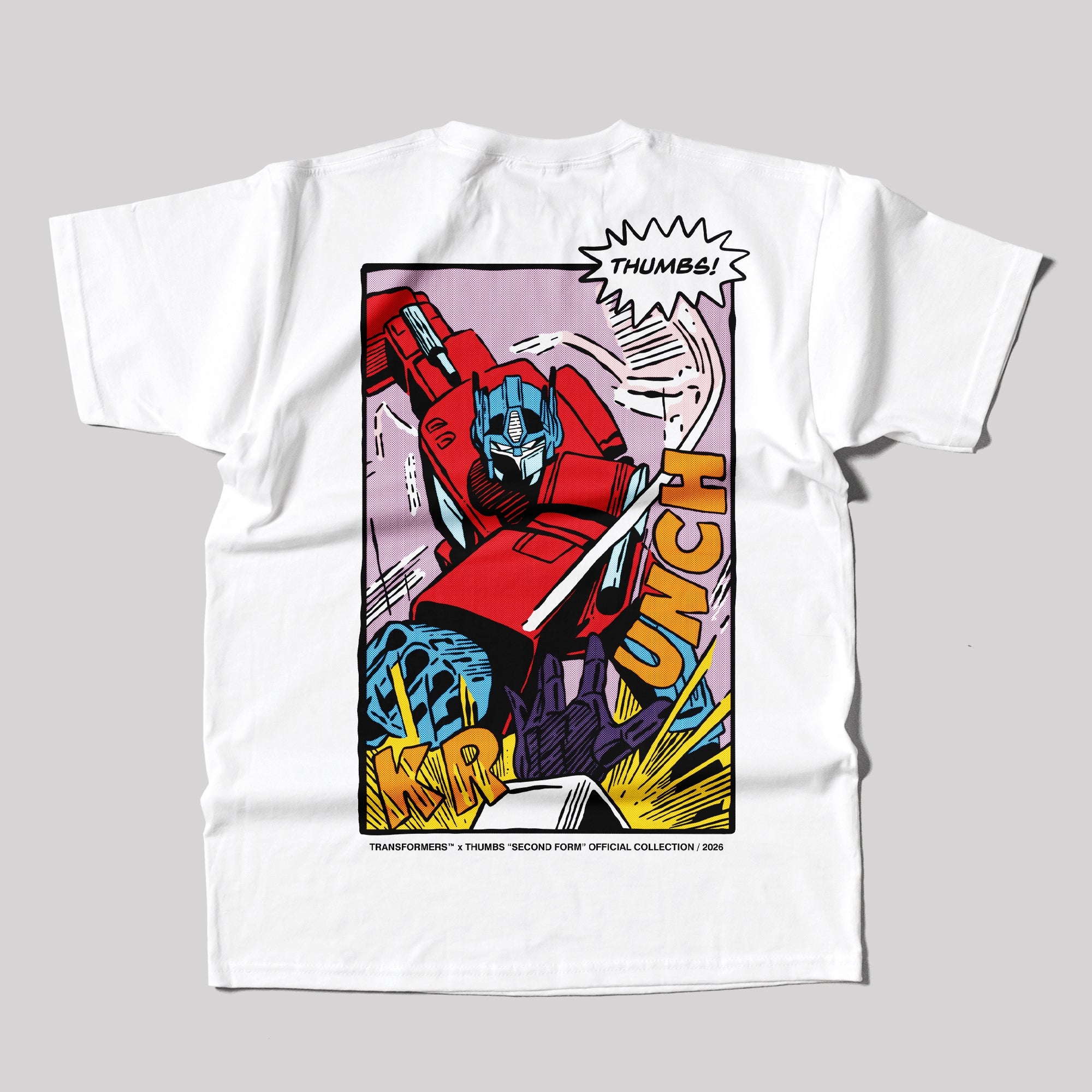 Transformers x THUMBS Zavvi Exclusive Optimus Prime Comic T-Shirt