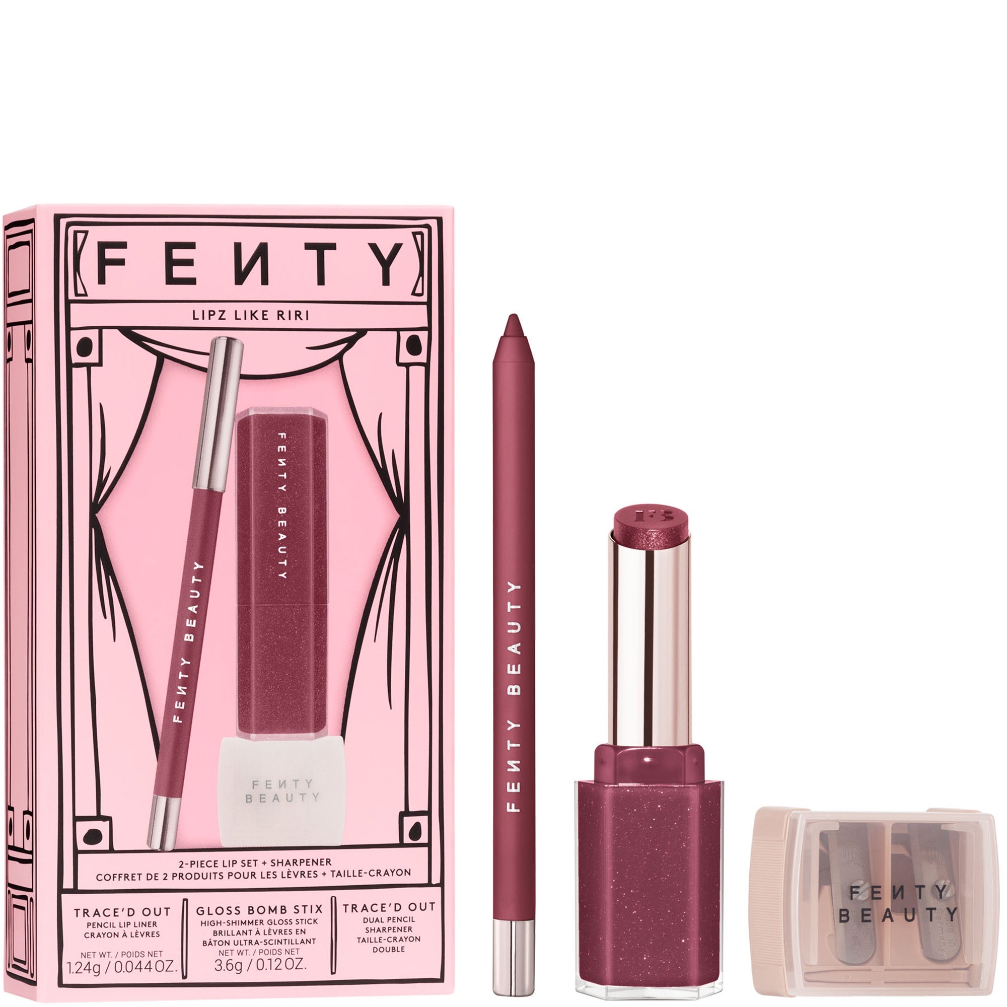 Fenty Beauty Lipz Like Riri 3-Piece Lip Set | Cult Beauty