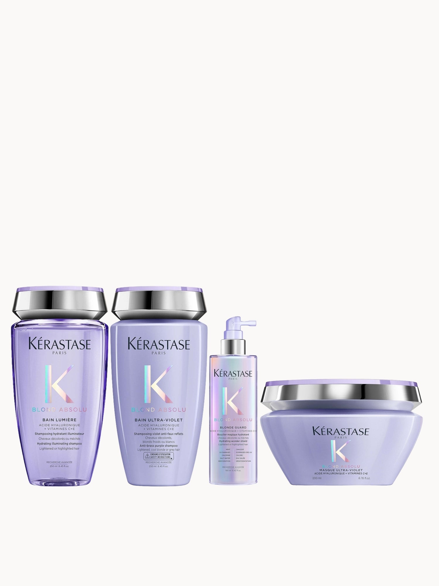 Kérastase Blond Absolu Bain Lumiere, Bain UV, Masque UV & Blonde Guard