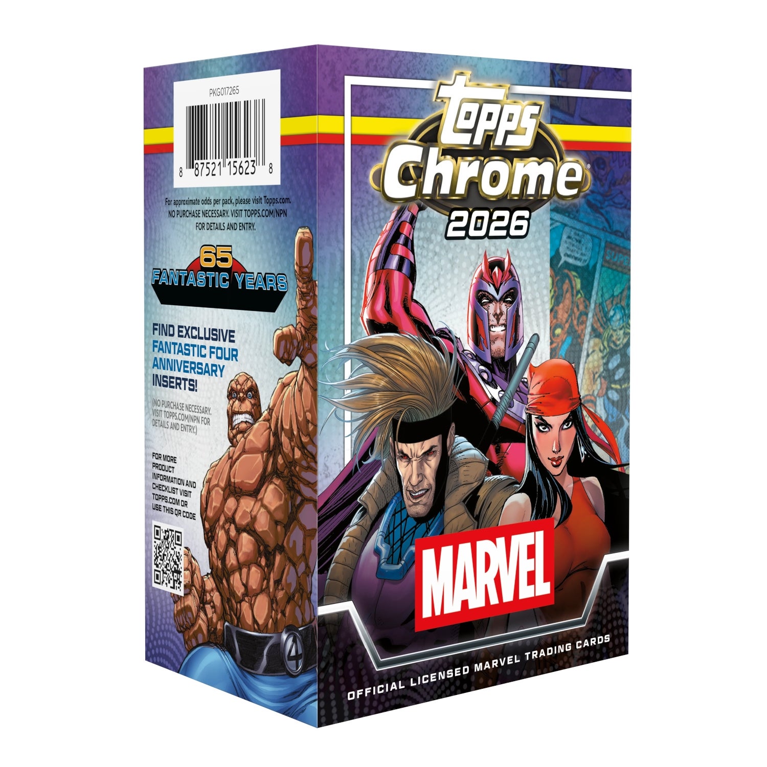 Topps 2026 Marvel Comics Chrome Value Box | Zavvi UK