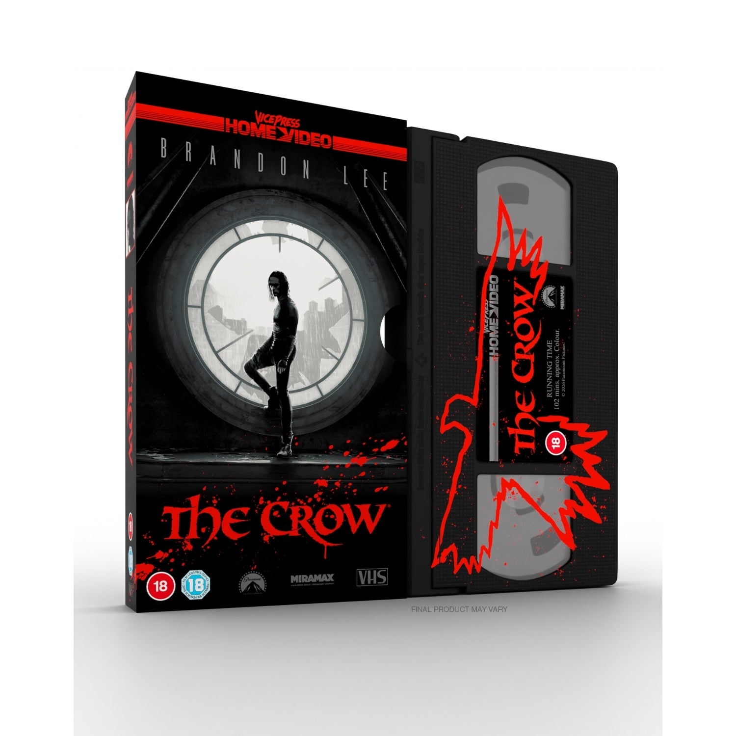 The Crow - Vice Press Home Video VHS | Zavvi UK