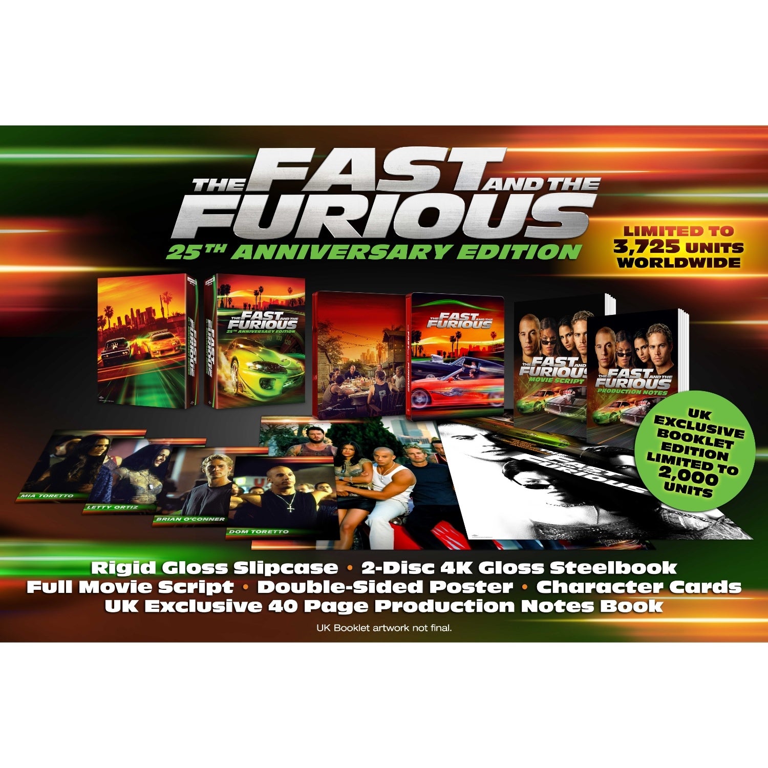 The Fast and the Furious 25th Anniversary Ultimate Collector's