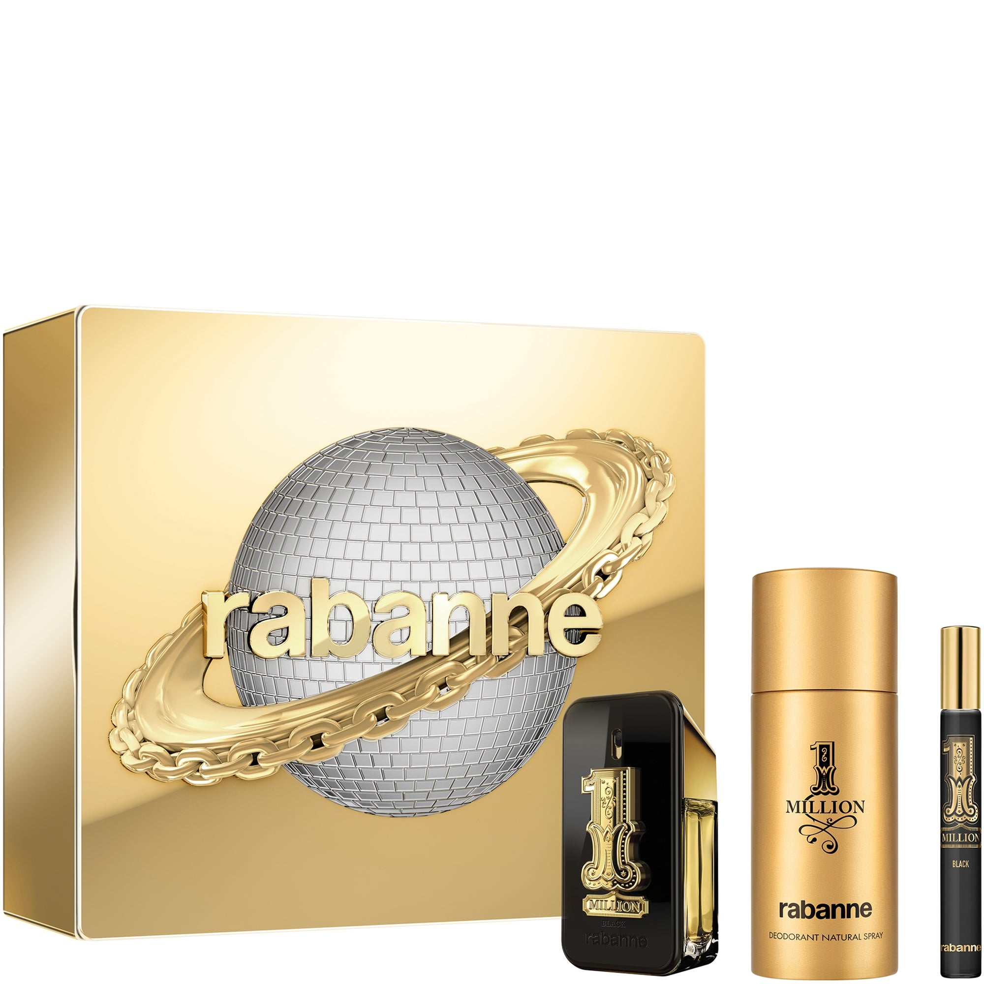 paco rabanne 1 million black woda perfumowana 50 ml   zestaw  