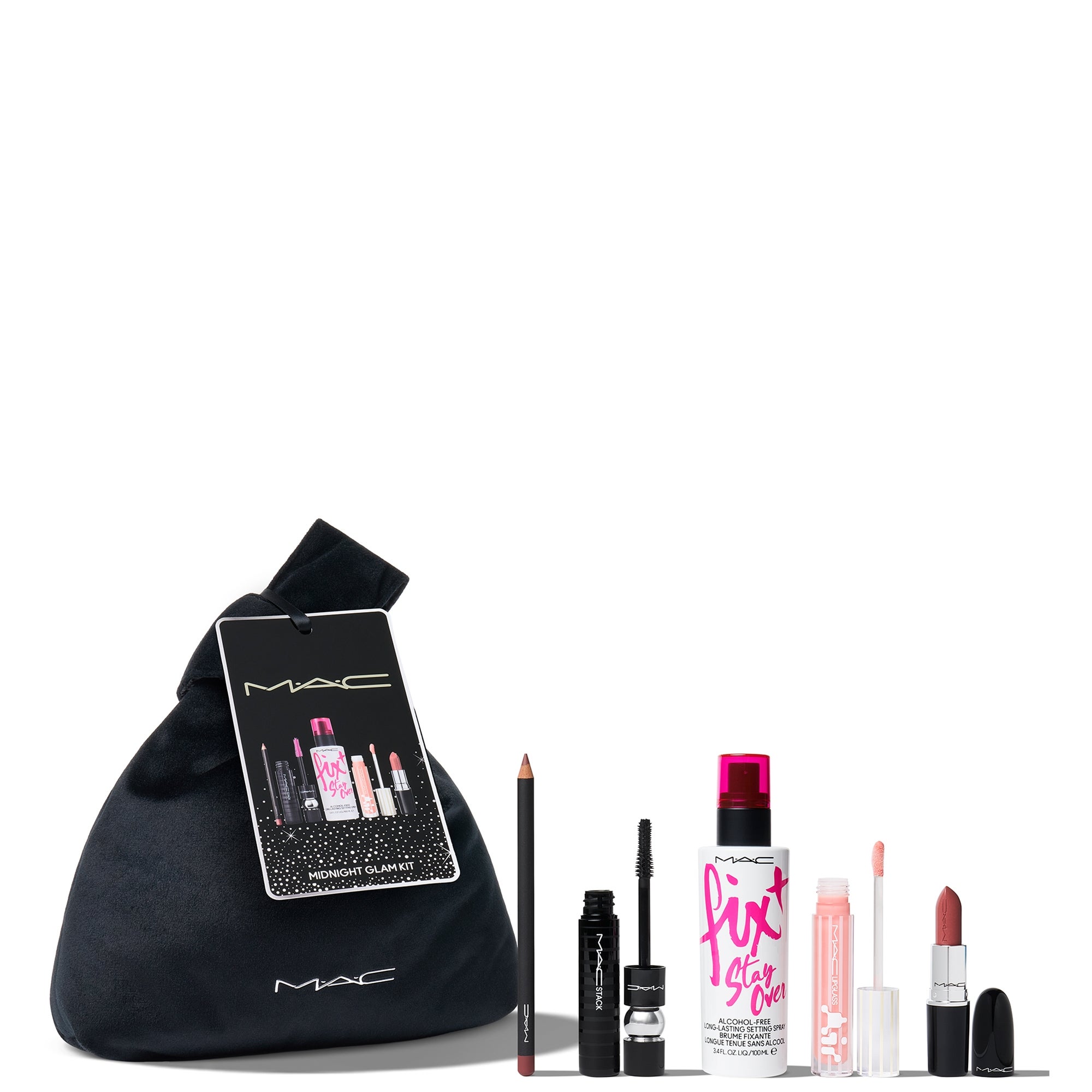 MAC x LOOKFANTASTIC Exclusive Midnight Glam Gift Set | LOOKFANTASTIC