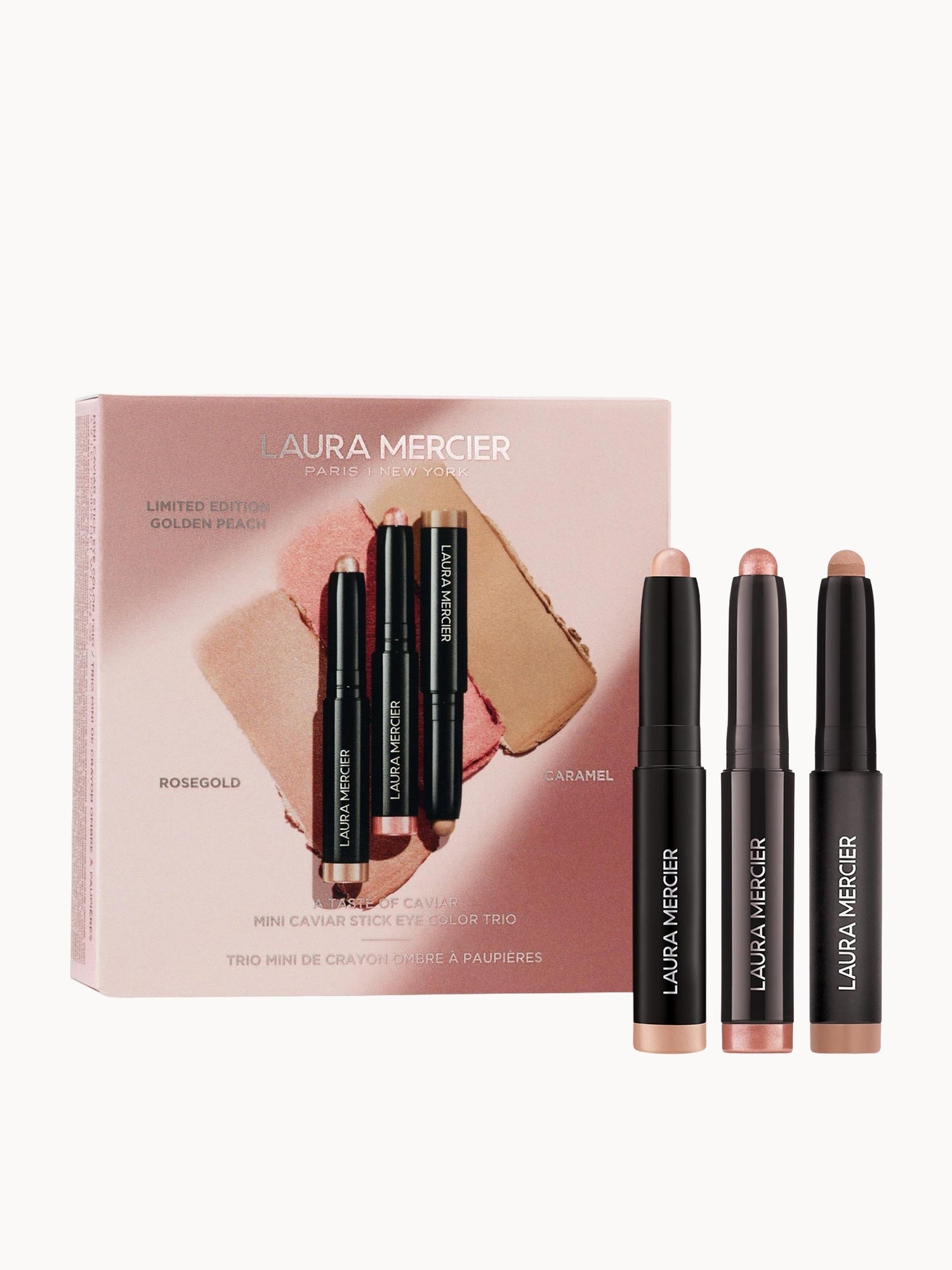 Laura Mercier A Taste of Caviar Mini Caviar Stick Eye Color Trio 1g x3 (Worth £48)