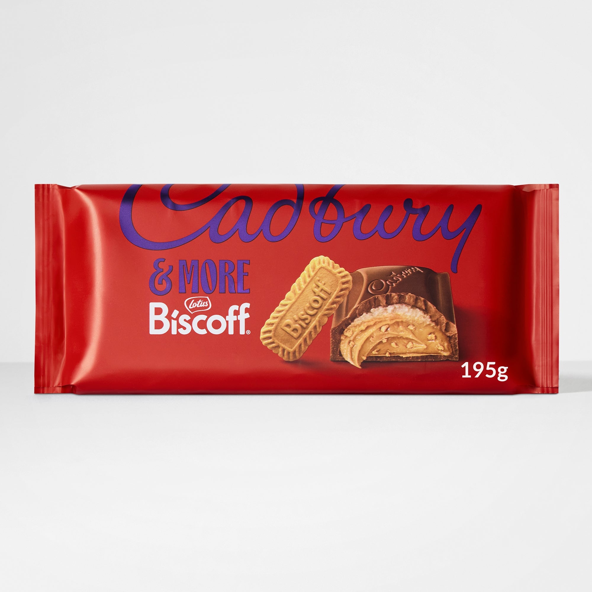 Cadbury Dairy Milk &More Biscoff Bar 195g