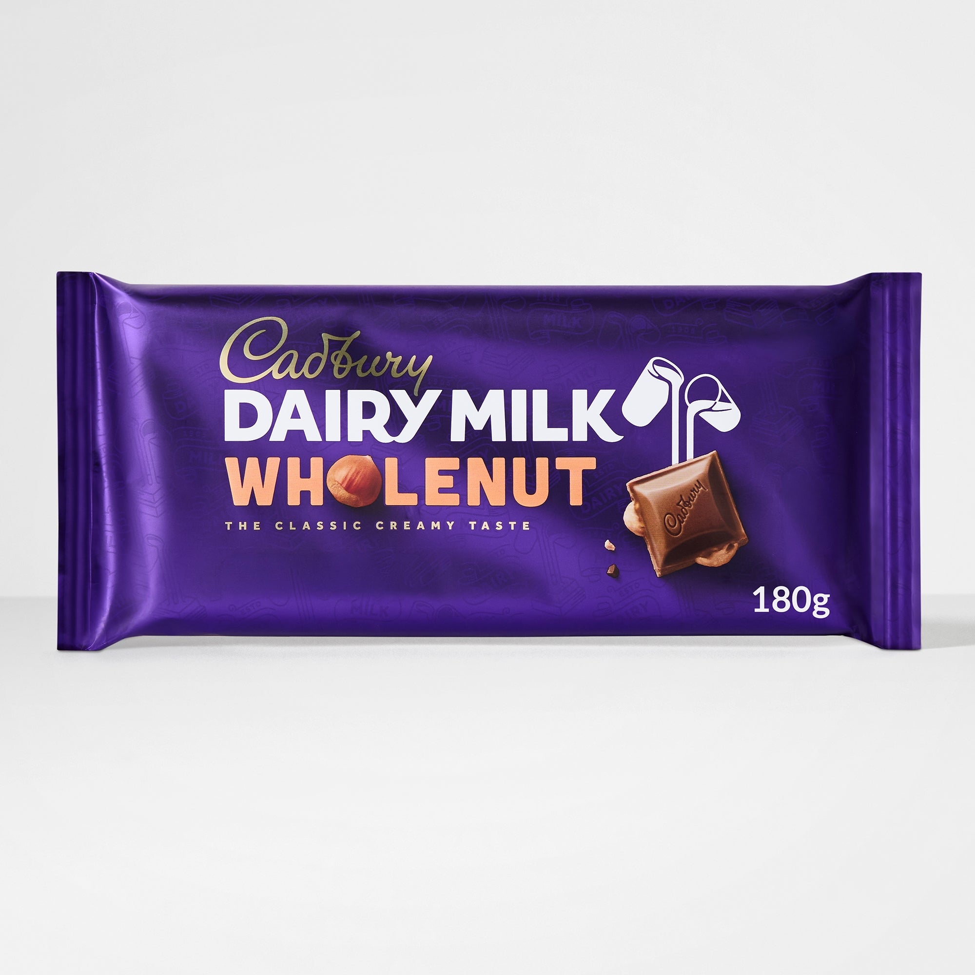 Cadbury Dairy Milk Whole Nut Bar 180g