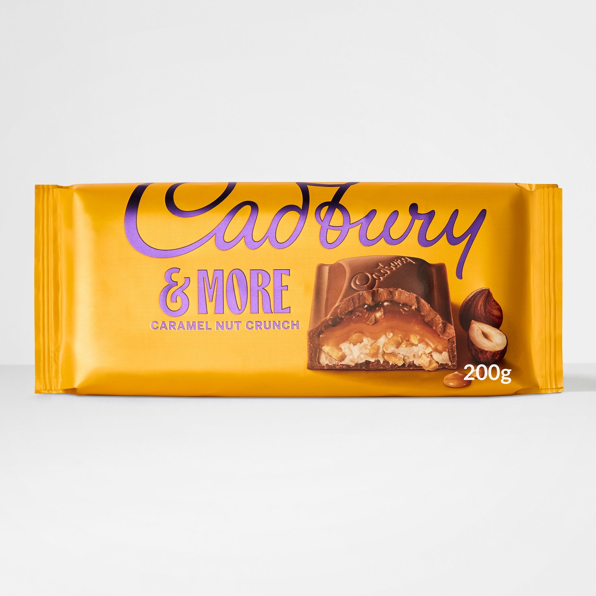 Cadbury Dairy Milk &More Caramel Nut Crunch Bar 200g