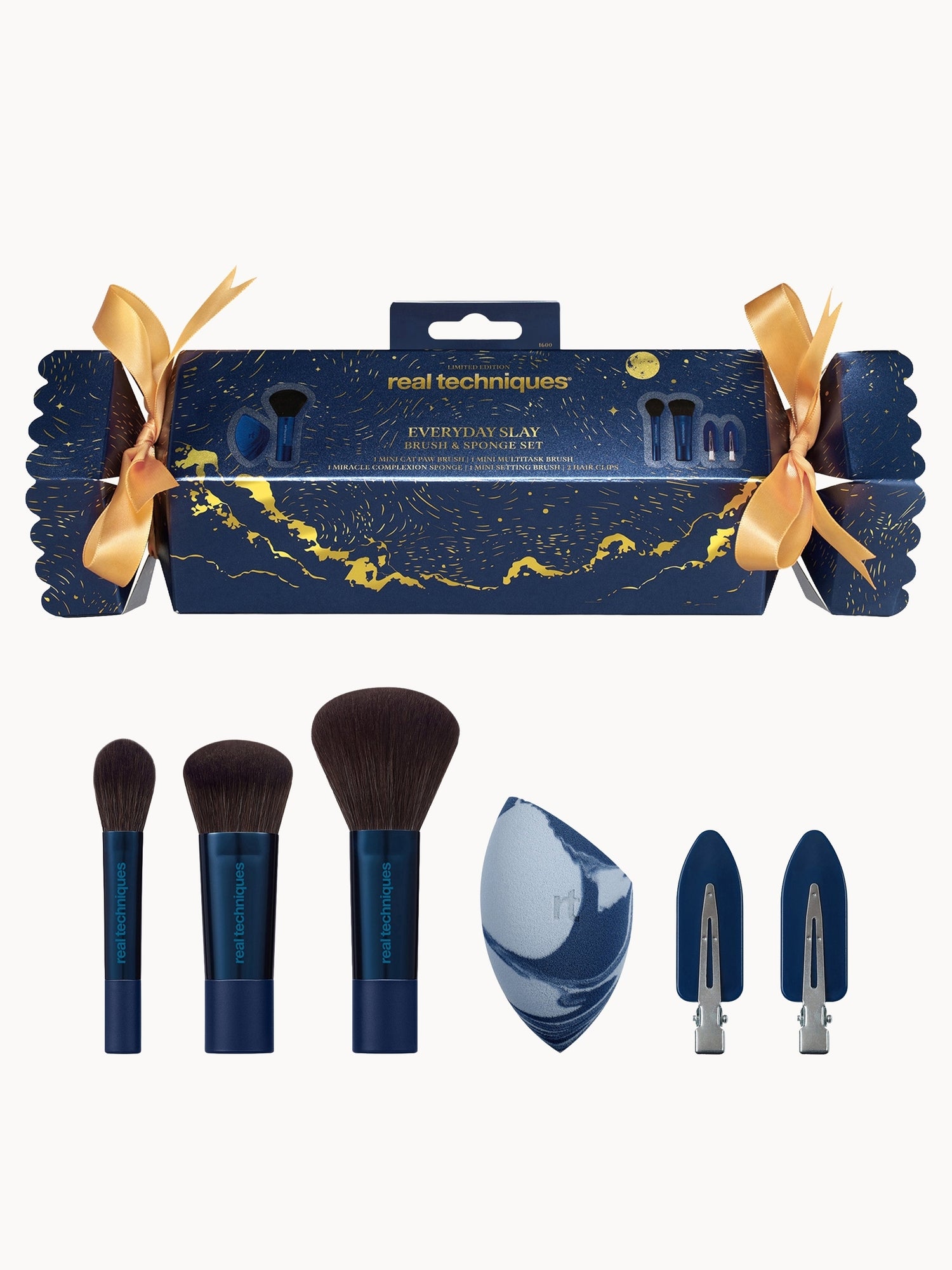 REAL TECHNIQUES EVERYDAY SLAY BRUSH & SPONGE SET