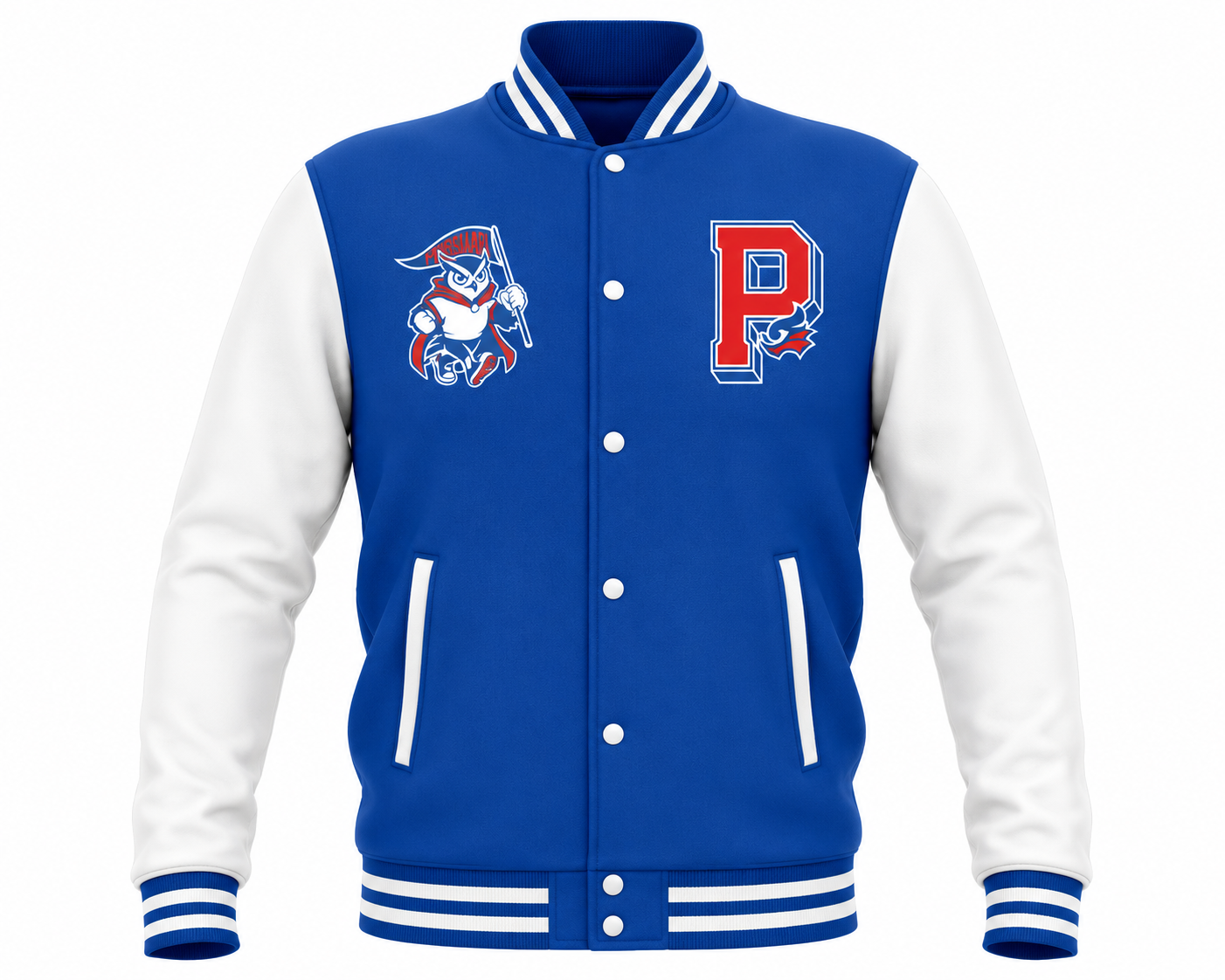 Magic the Gathering Strixhaven Prismari Varsity Jacket Blue