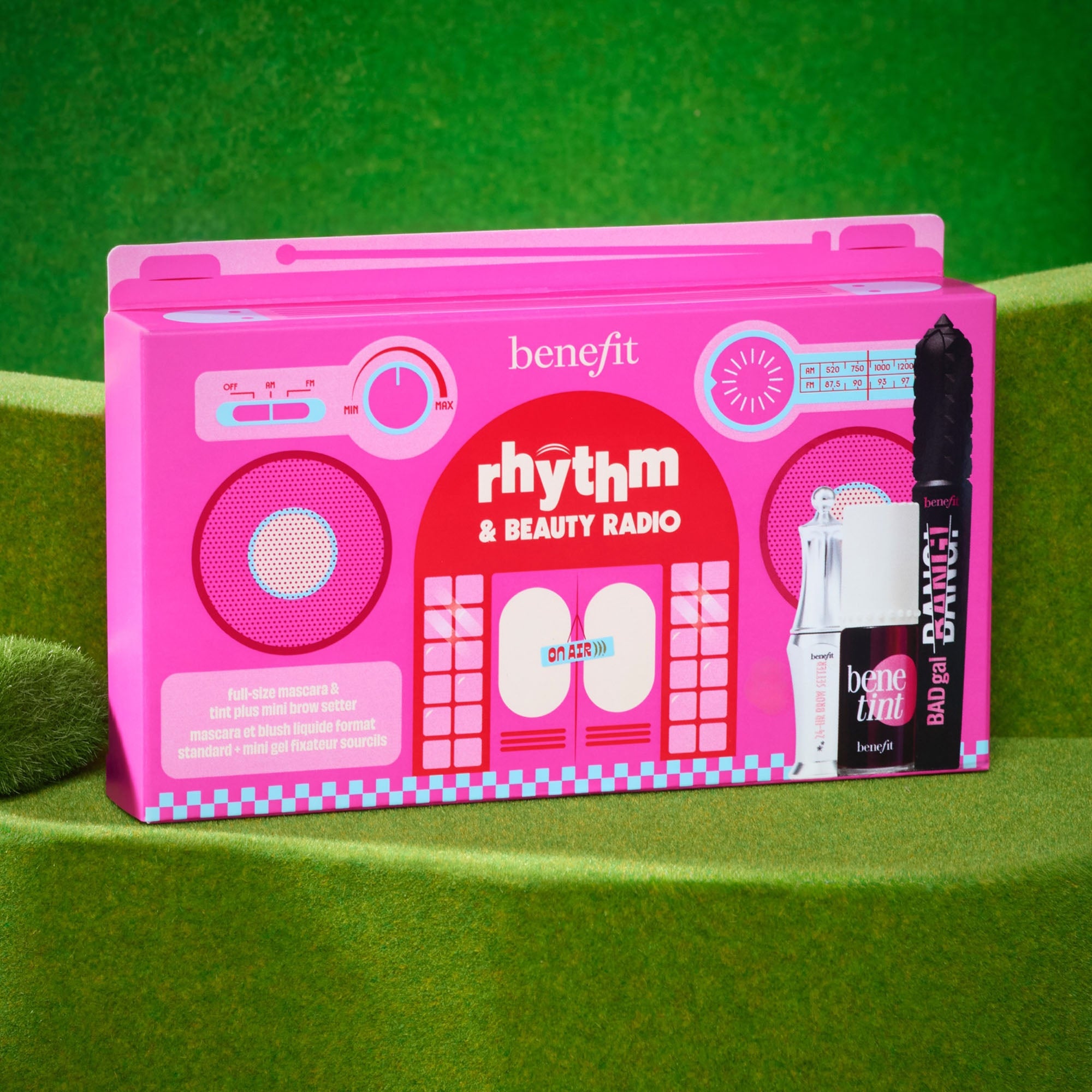 Benefit Rhythm & Beauty Radio, Mascara, Brow & Lip Tint Trio Gift