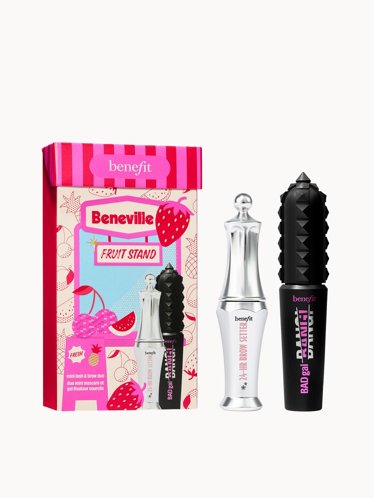 Benefit Beneville Fruit Stand, Mini Mascara & Brow Duo Makeup Stocking Filler