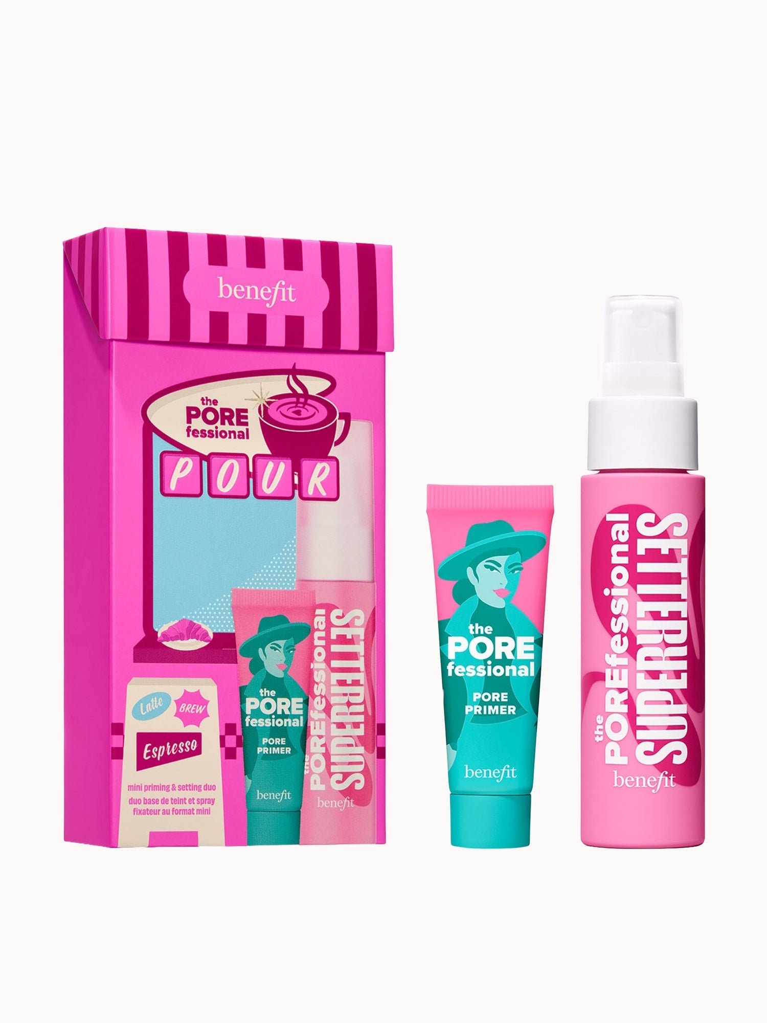 Benefit The Porefessional Pour, Mini Primer & Setting Spray Duo Stocking Filler