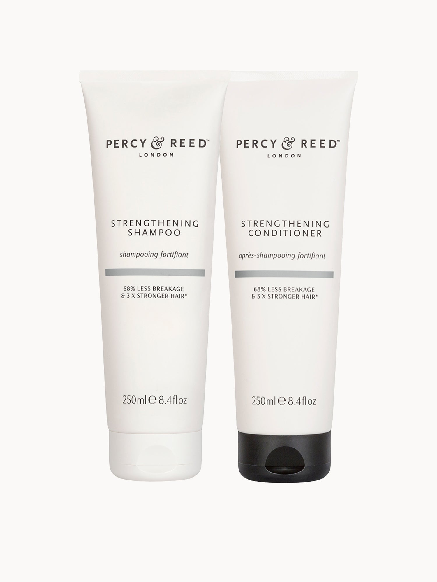 Percy & Reed Strengthening Shampoo 250ml & Strengthening Conditioner 250ml Bundle