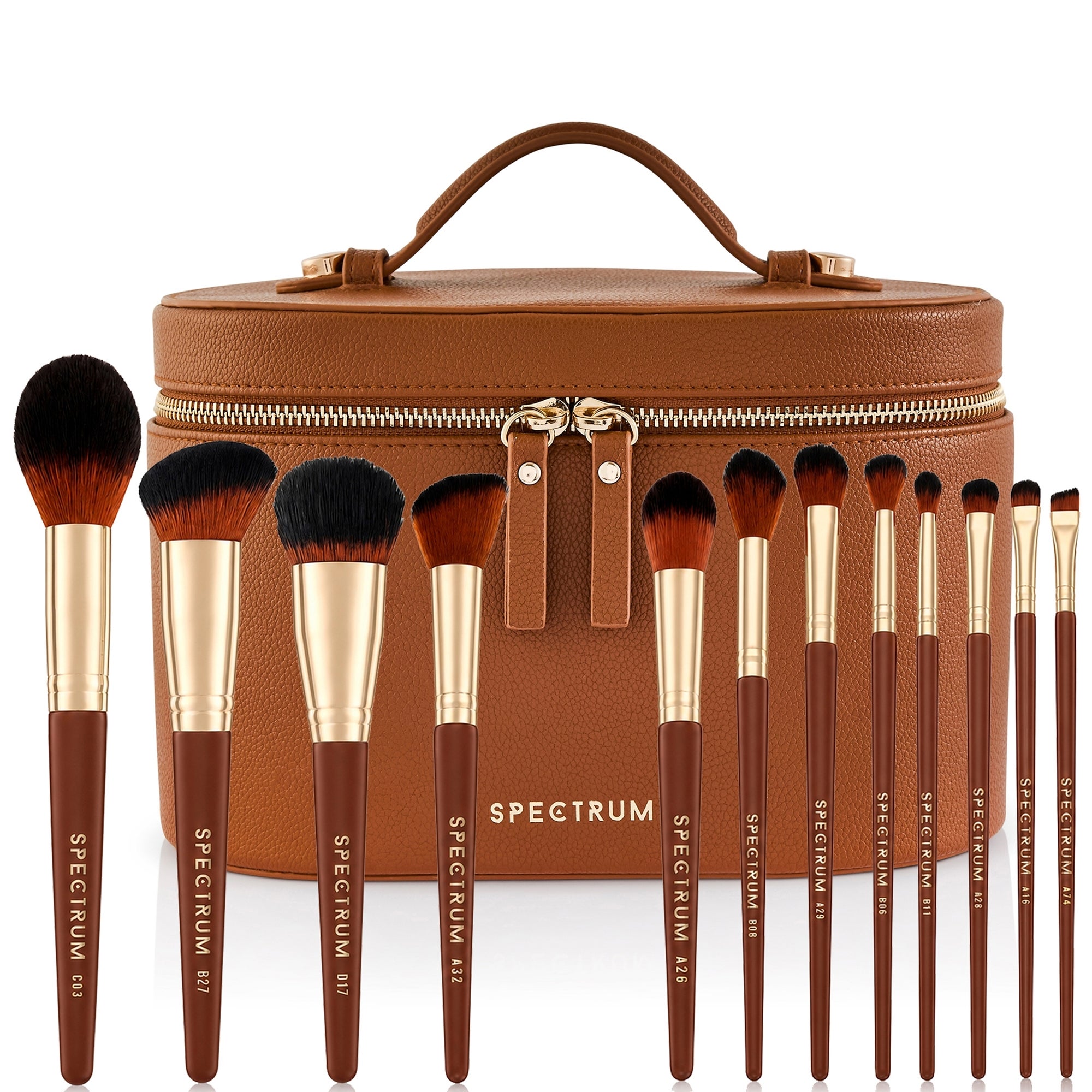 Spectrum Collections Pantherine Beautcase Vanity Case with 12