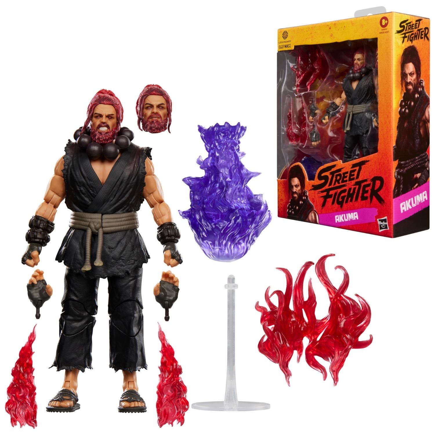 Street Fighter Akuma Action Figure, Deluxe 15 cm Scale Collectible