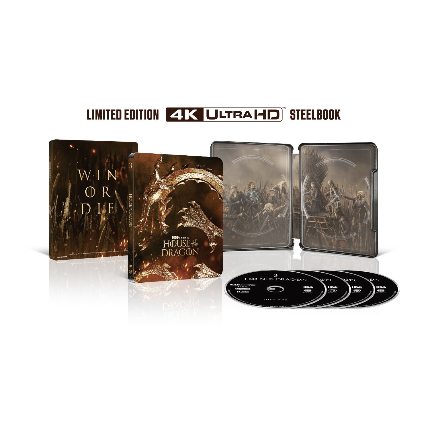 HOUSE OF THE DRAGON SEASON 3 4K UHD STEELBOOK | Zavvi UK