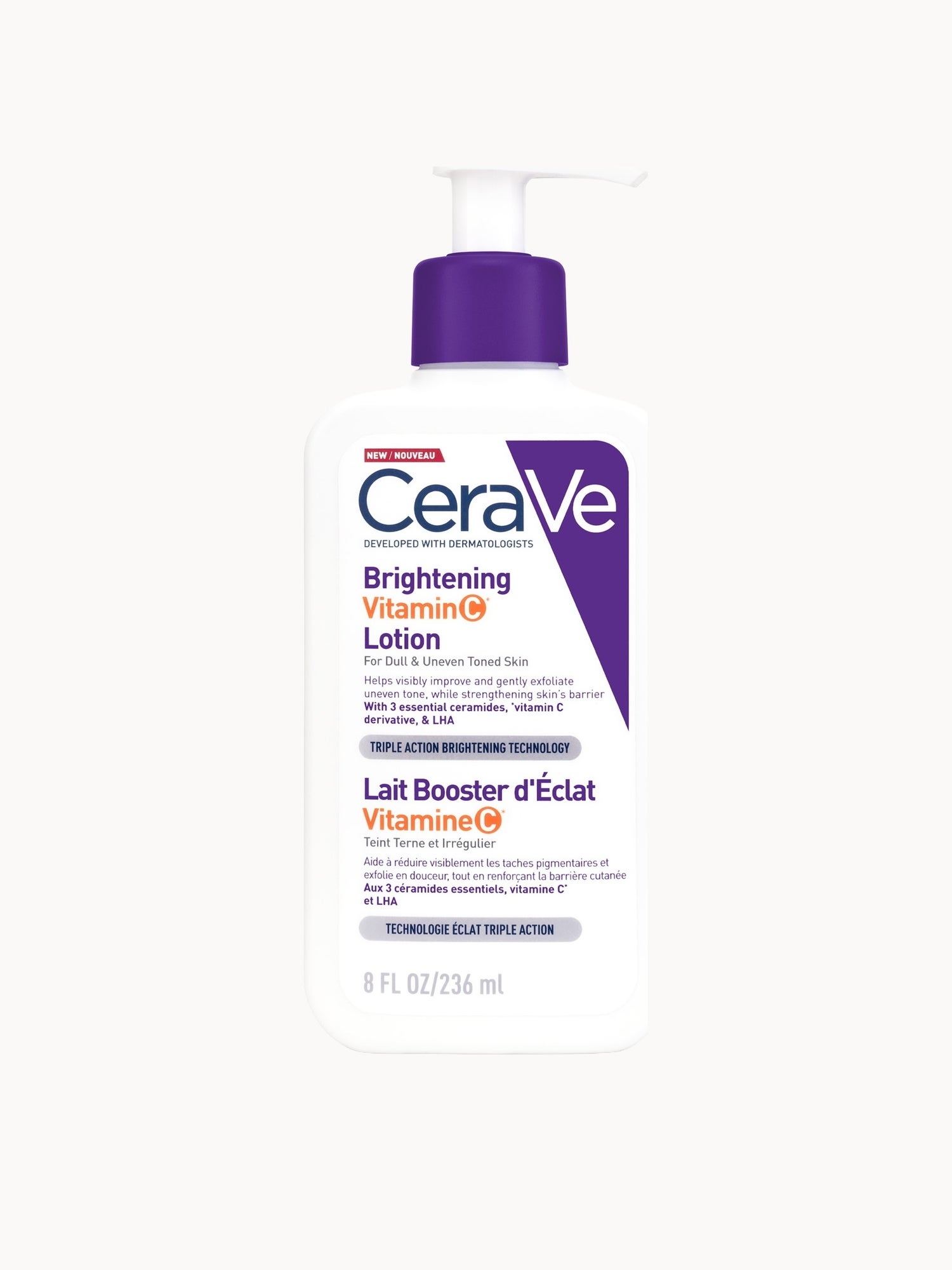 CeraVe Brightening Vitamin C Face and Body Lotion 236ml