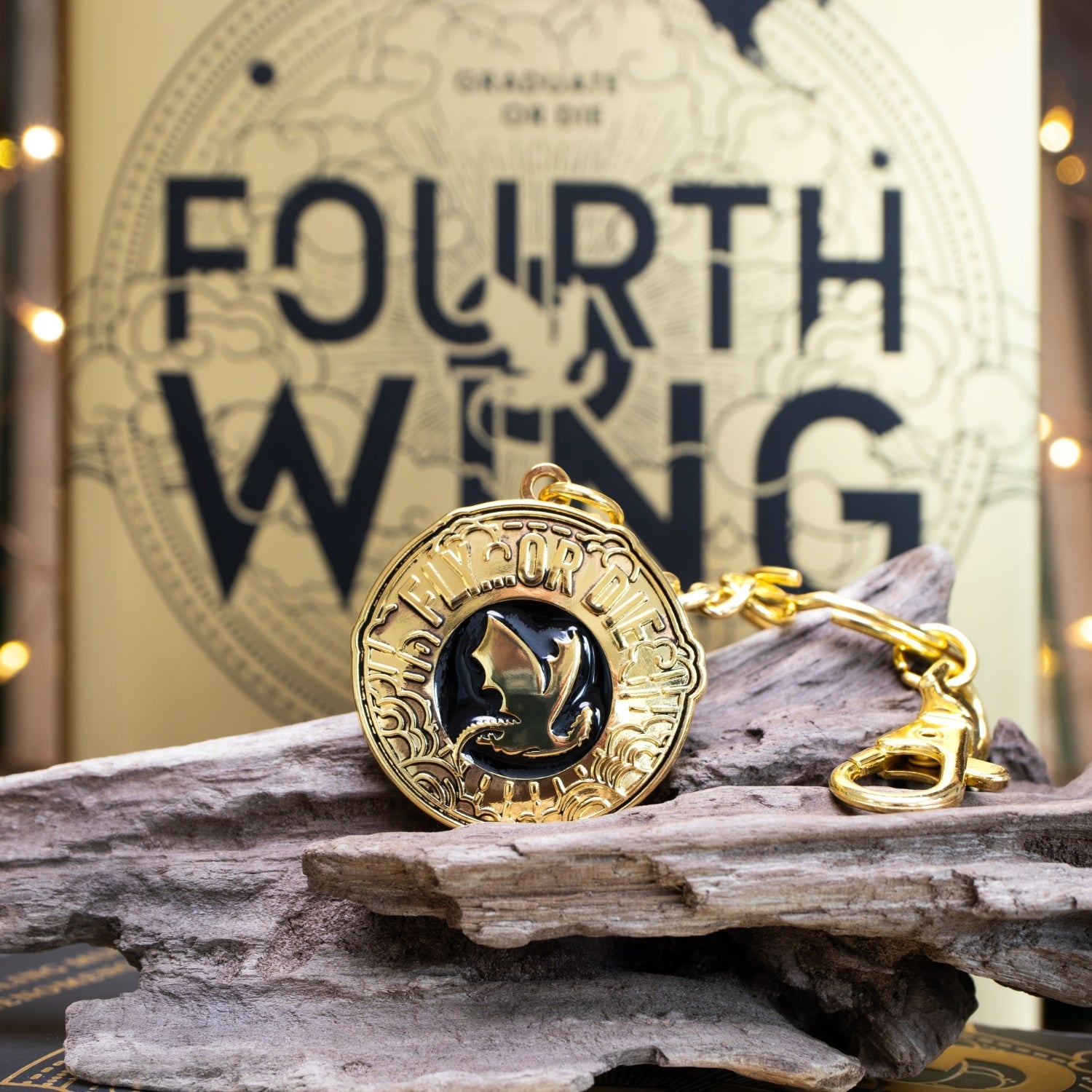 FOURTH WING - FLY OR DIE KEY CHAIN | Zavvi UK