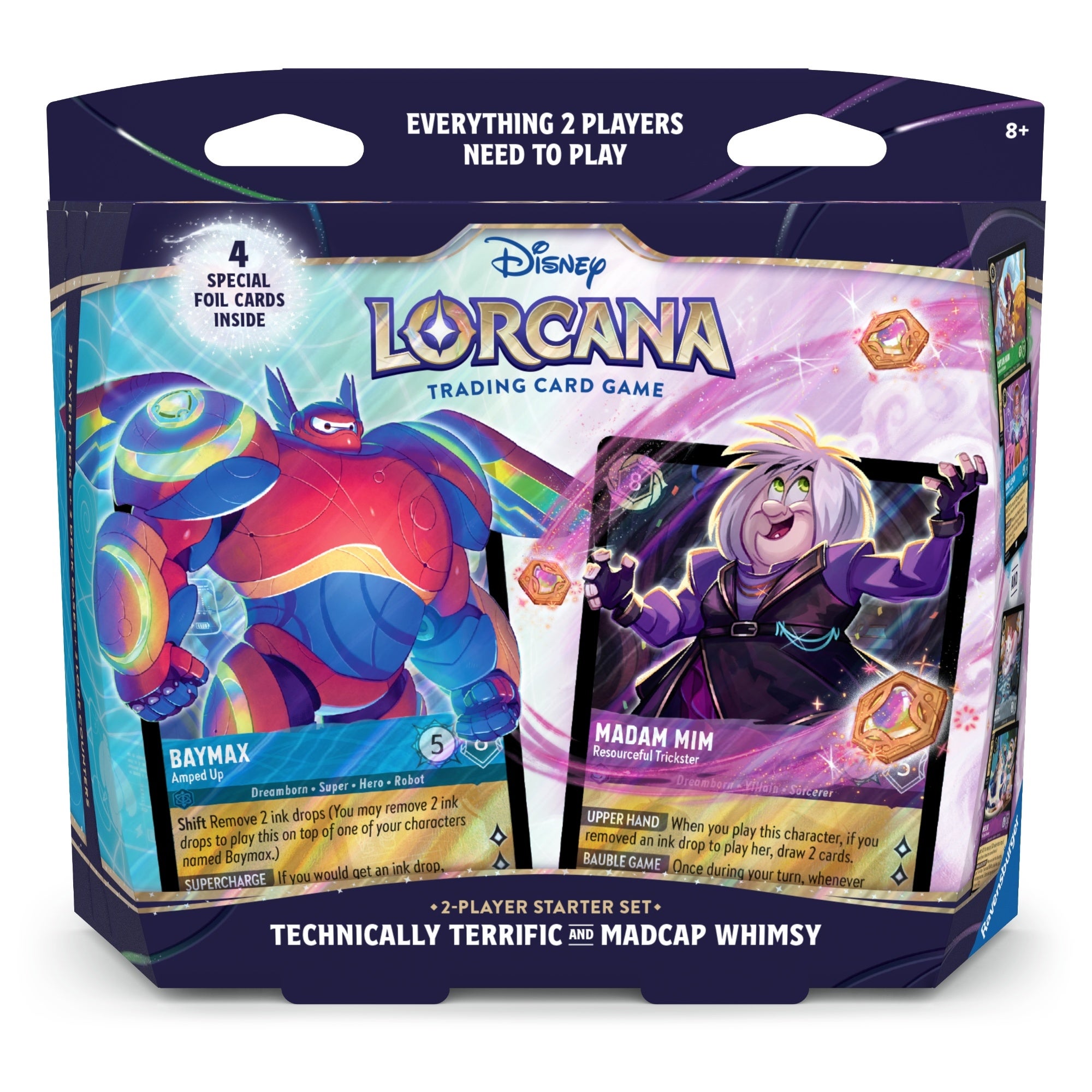 Disney Lorcana 2種セット 未開封 Disney Lorcana Trading Card Game Hyperia City 2-Player Starter Set