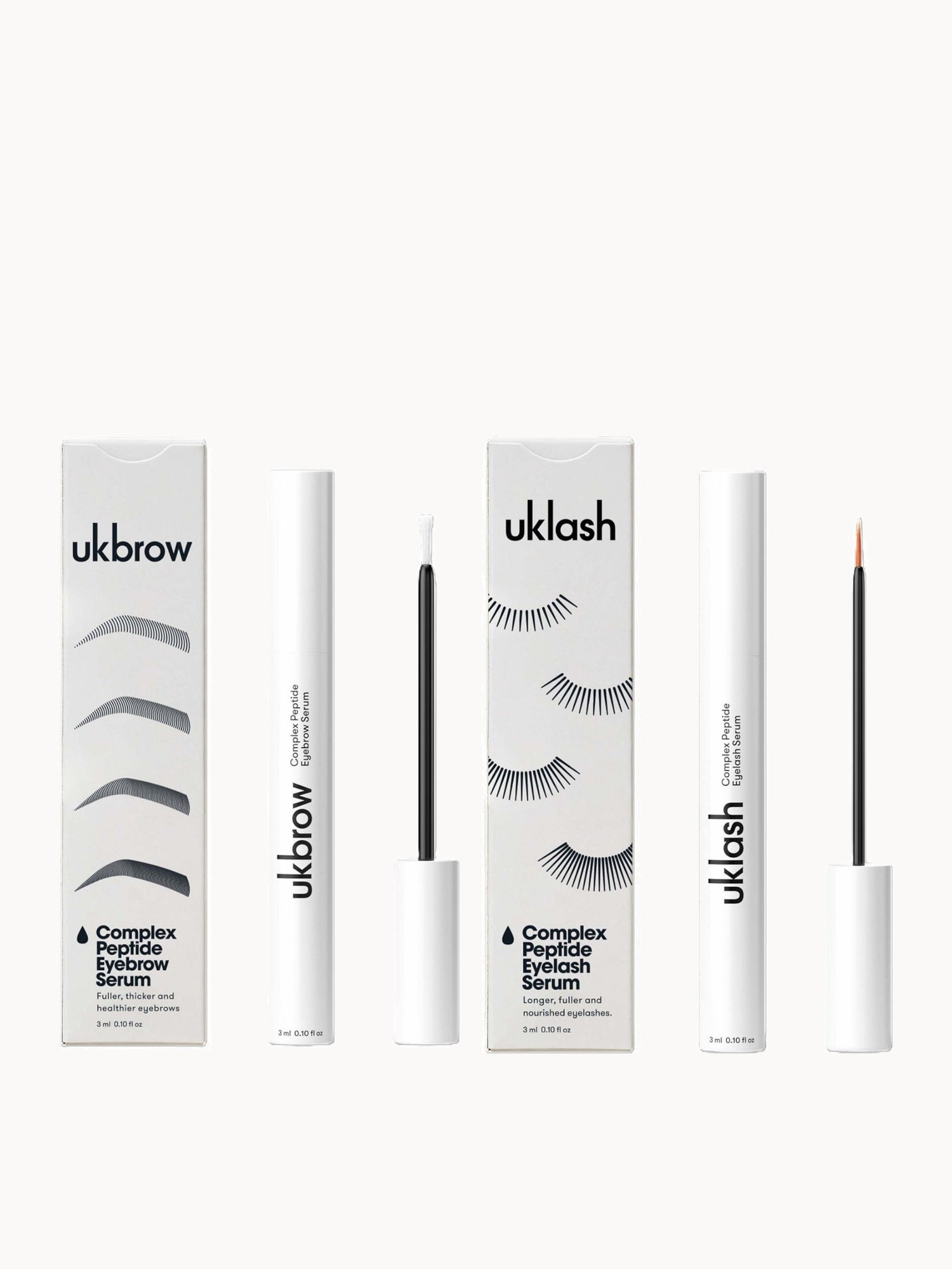 UKLASH Complex Peptide Lash and Brow Duo