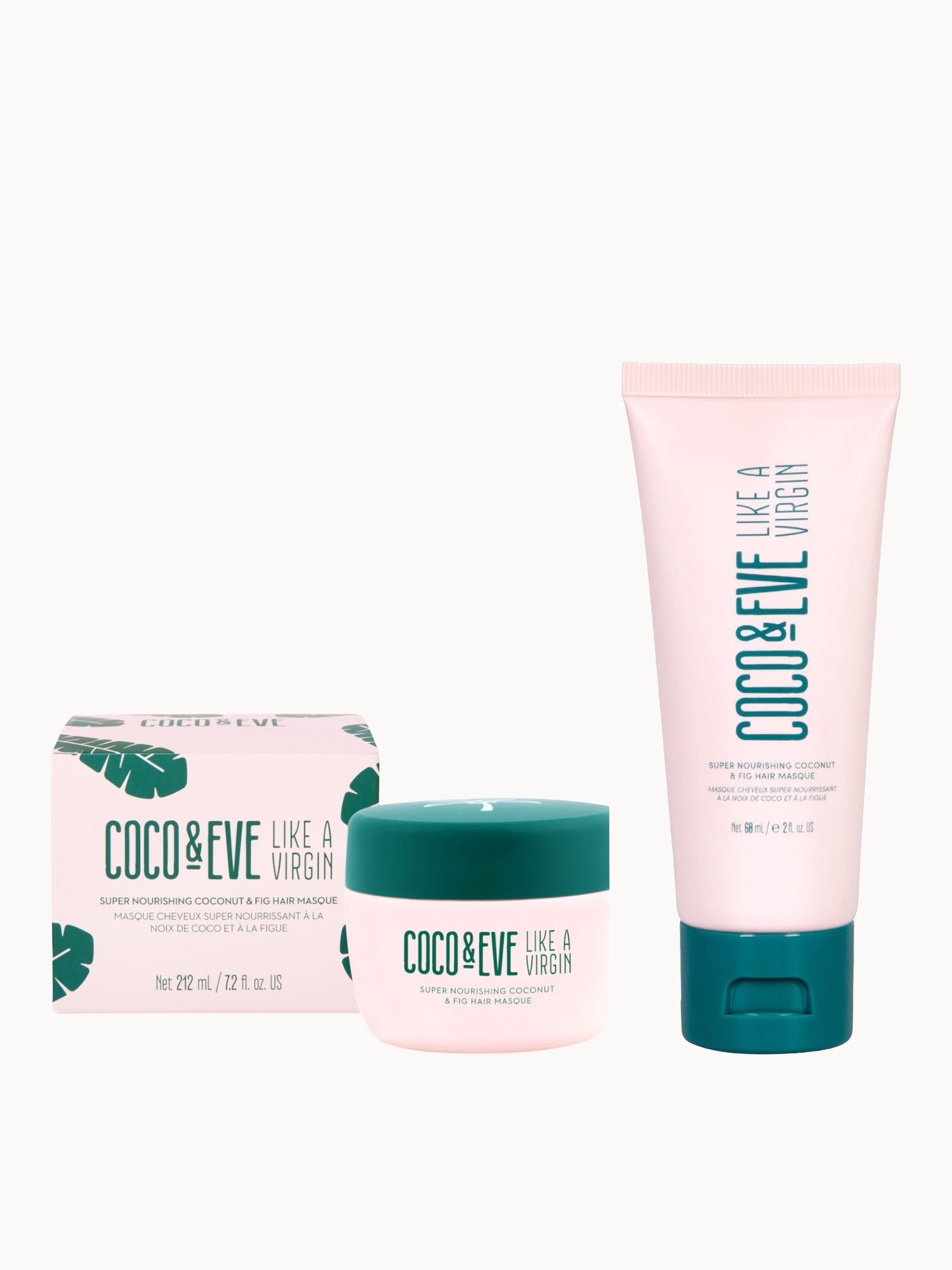 Coco & Eve Like a Virgin Mask and Like a Virgin Travel Mask GWP (Mini & Me) Bundle