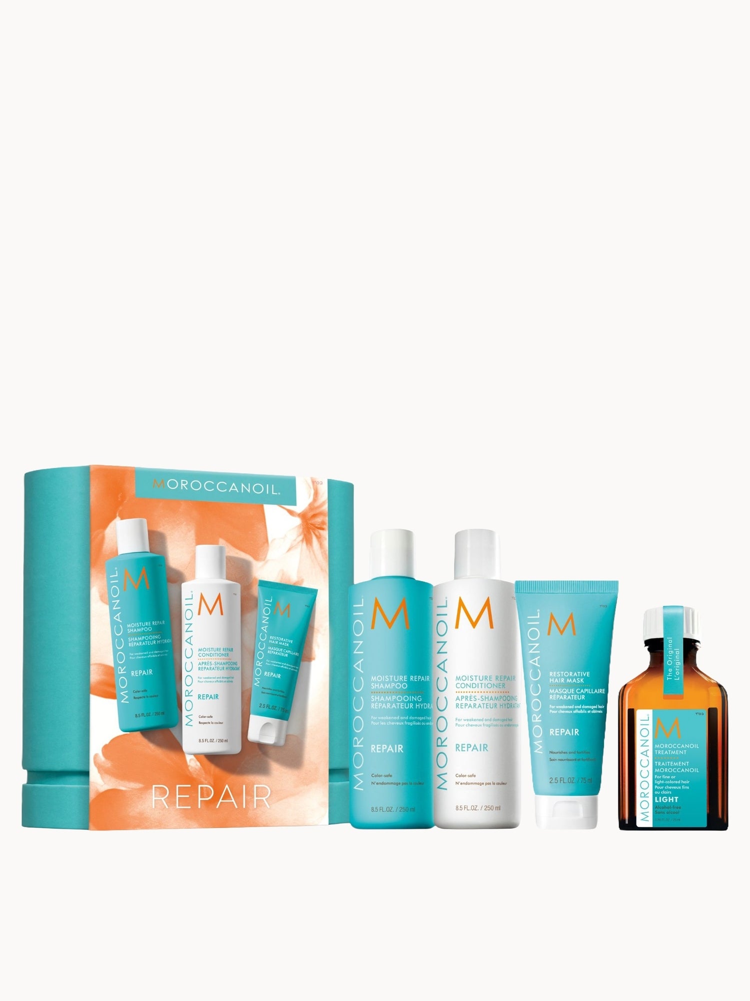 Moroccanoil Repair Set + Moroccanoil Treatment Light 25ml