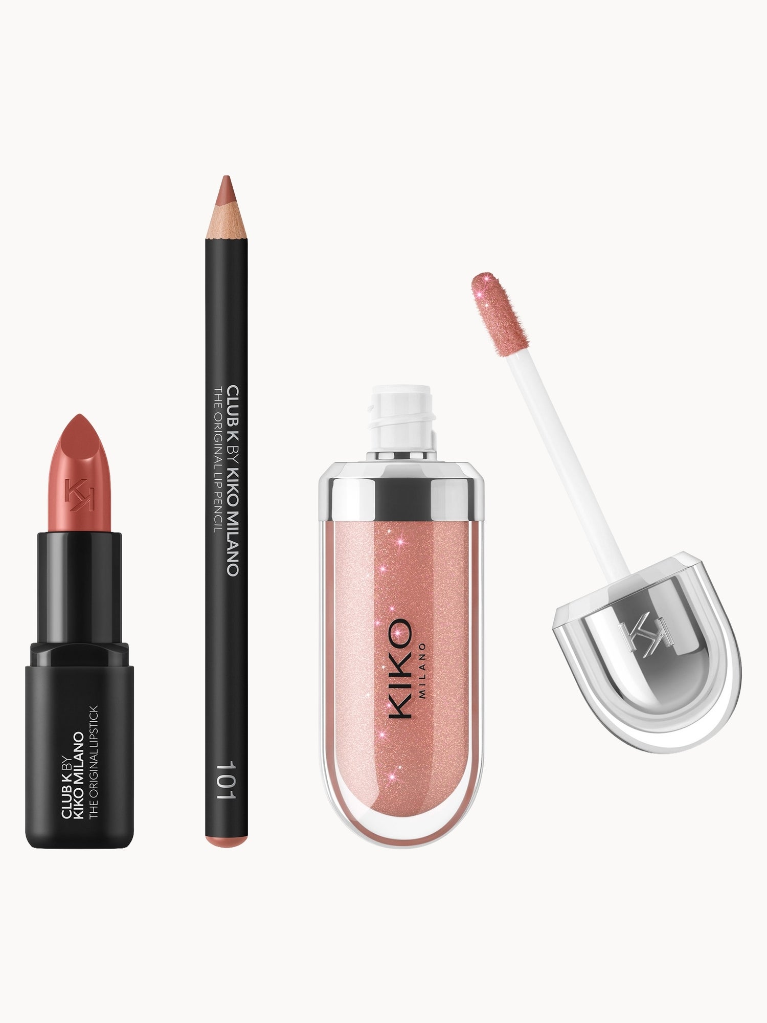 KIKO Milano Exclusive Cinnamon Brown Lip Trio