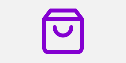 Add items to your bag and head to checkout 