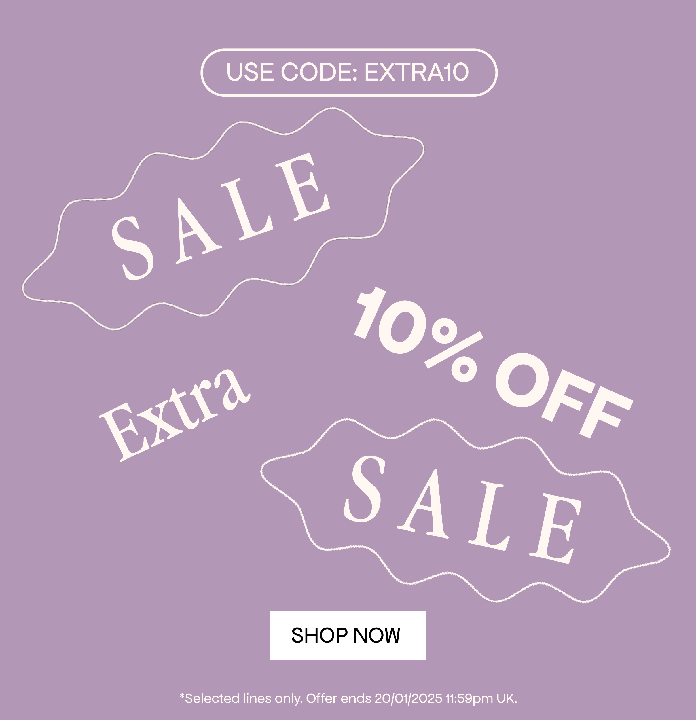 Extra 10% off 