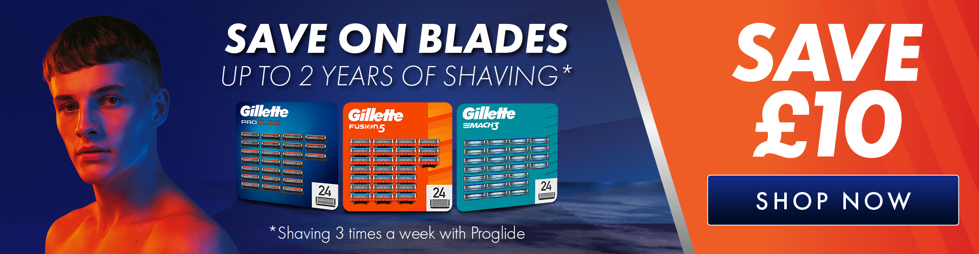 SAVE £10 ON 24-PACK BLADES