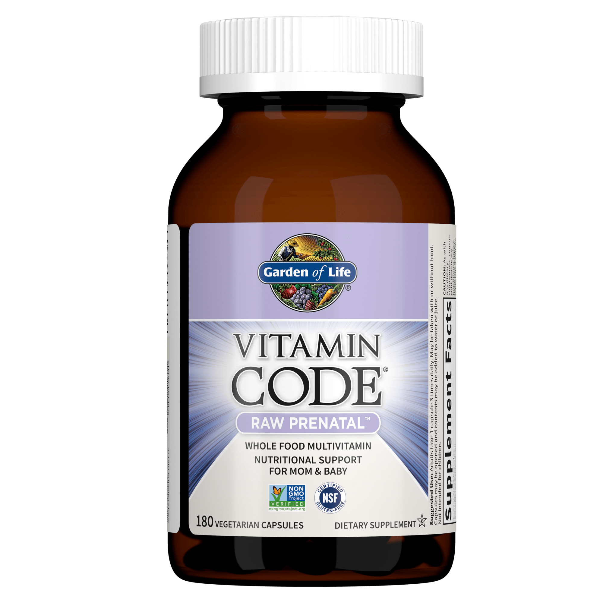 Vitamin Code Raw Pre-Natal - 180 cápsulas
