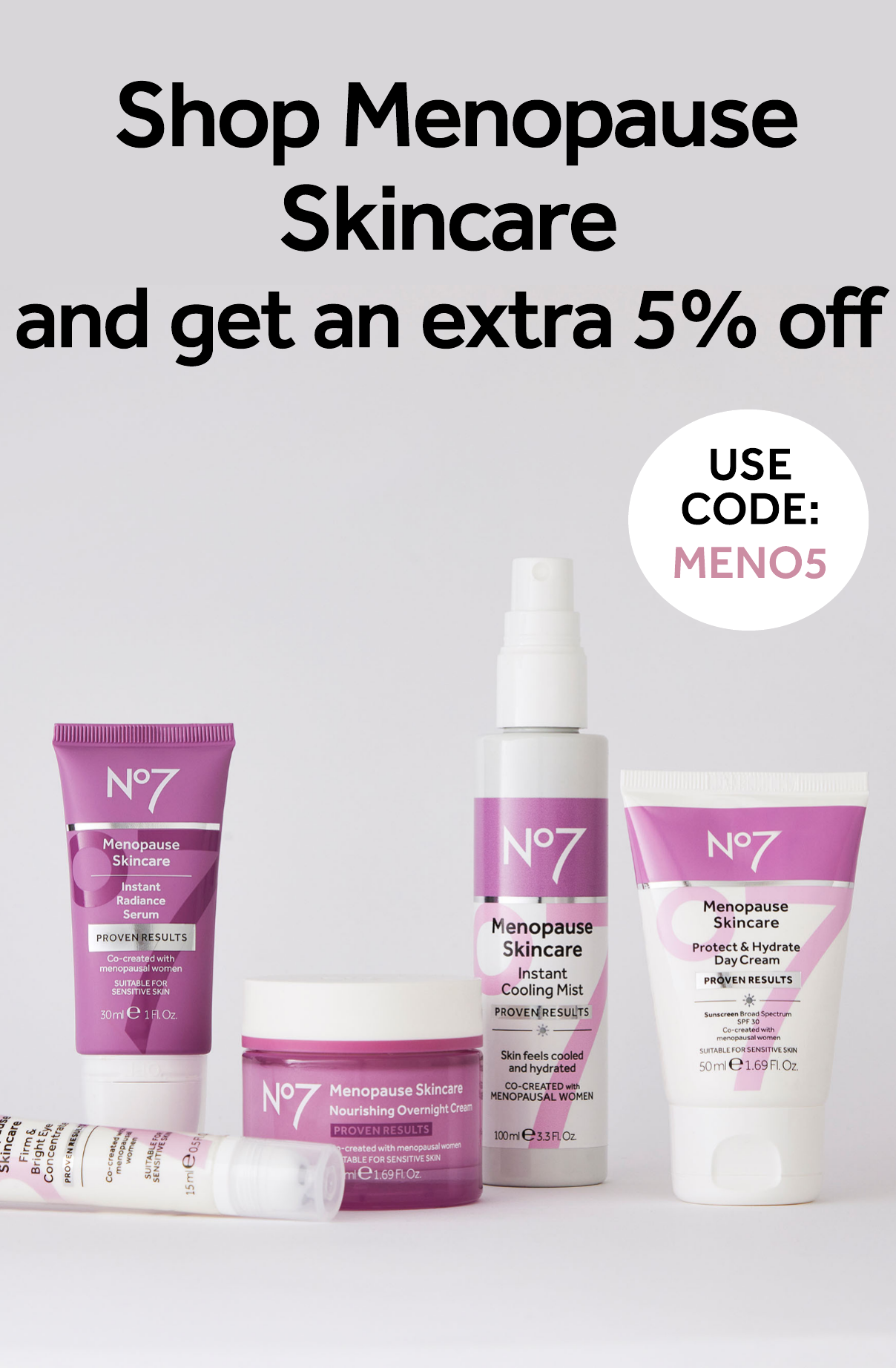 Discover Menopause Skincare No7 Beauty UK