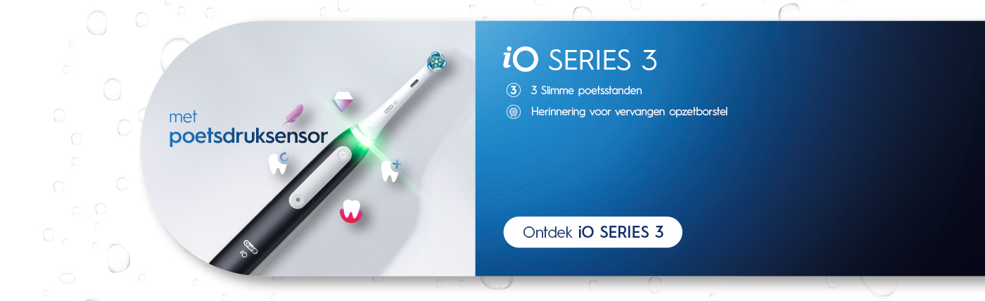 iO Series 3 met Bluetooth connectie met de Oral-B app - ONTDEK iO SERIES 3