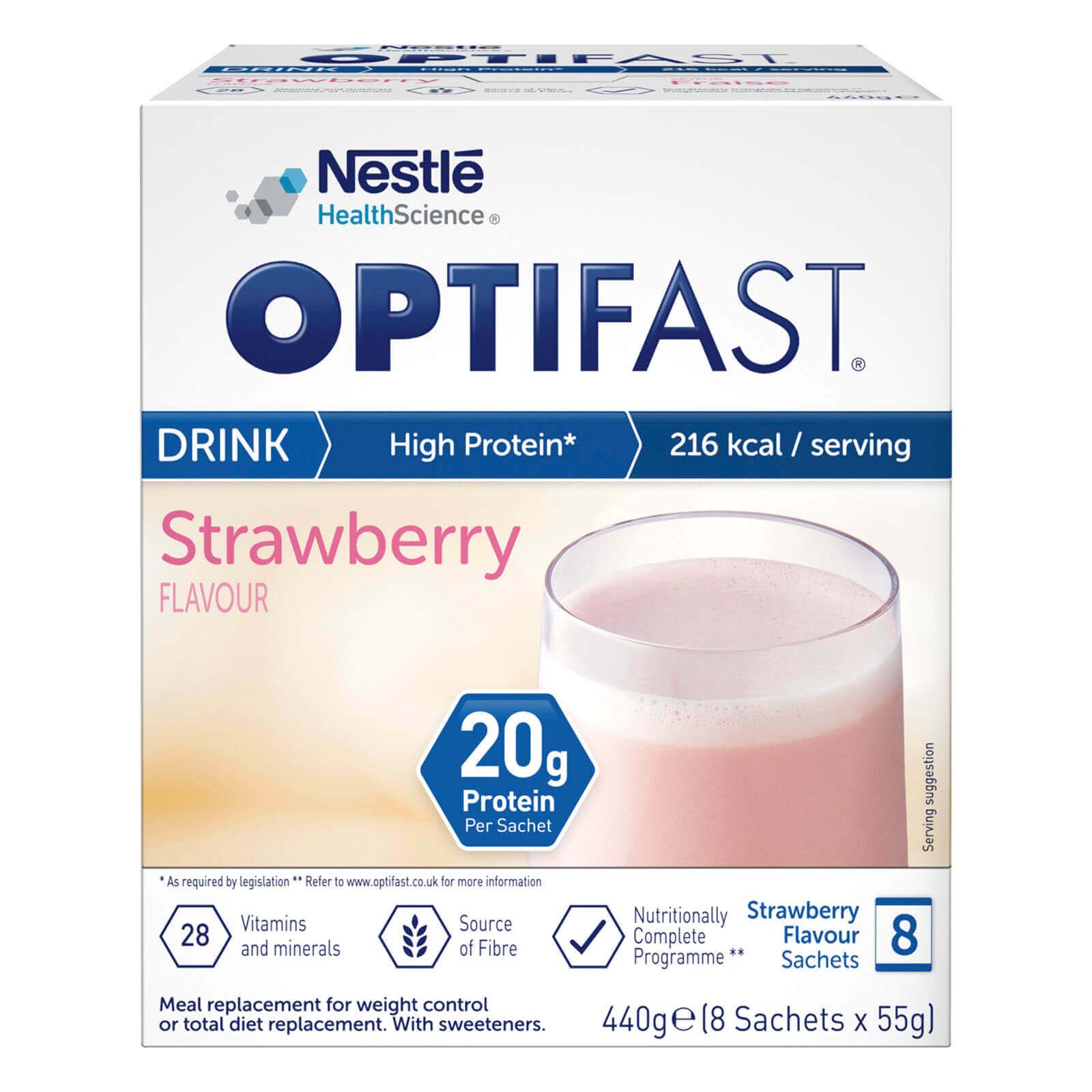 OPTIFAST Shakes - Strawberry