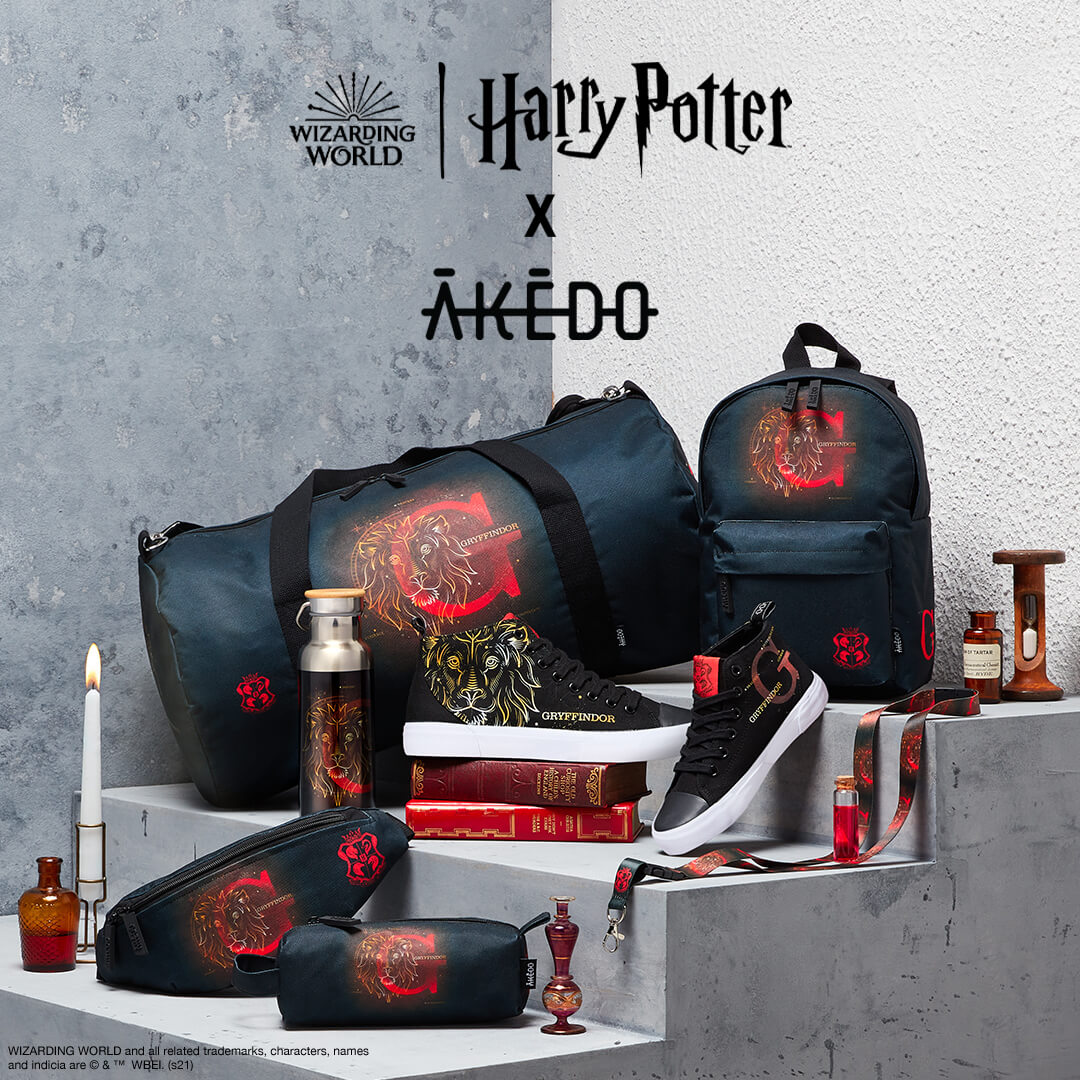 Akedo x Harry Potter Houses Gryffindor Water Bottle