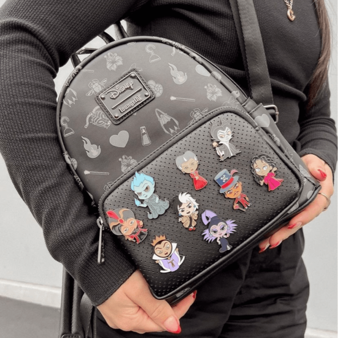 Loungefly Disney Villains Pin Trader hotsell Bag