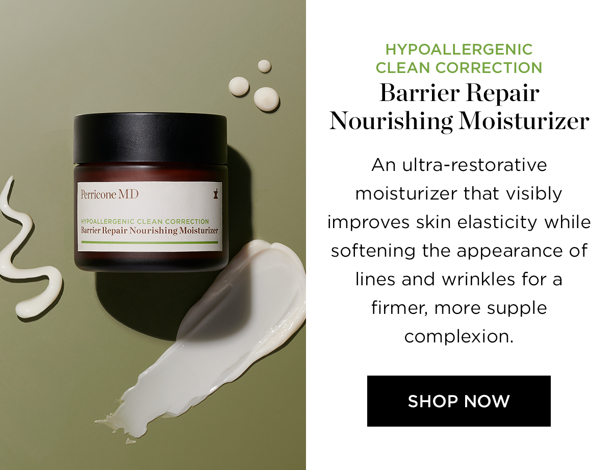 HYPOALLERGENIC CLEAN CORRECTION BARRIER REPAIR NOURISHING MOISTURIZER