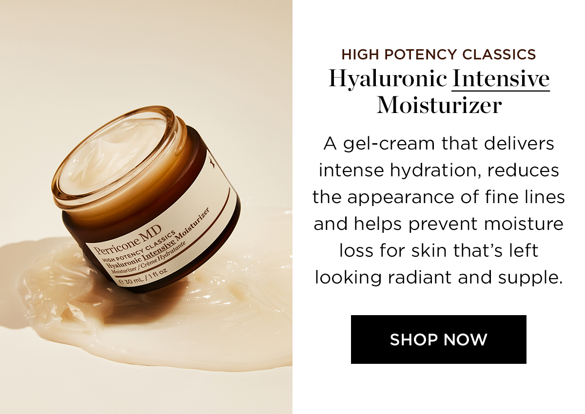 HIGH POTENCY CLASSICS HYALURONIC INTENSIVE MOISTURIZER