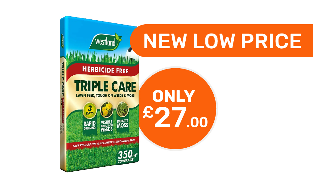 New Low Price on Aftercut Triple Care Lawn Feed 350m2 Bag only £27