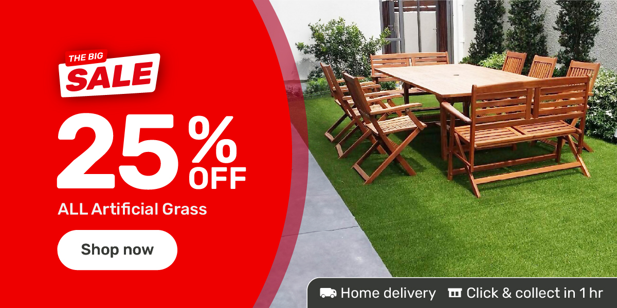 25% off ALL Artificial Grass