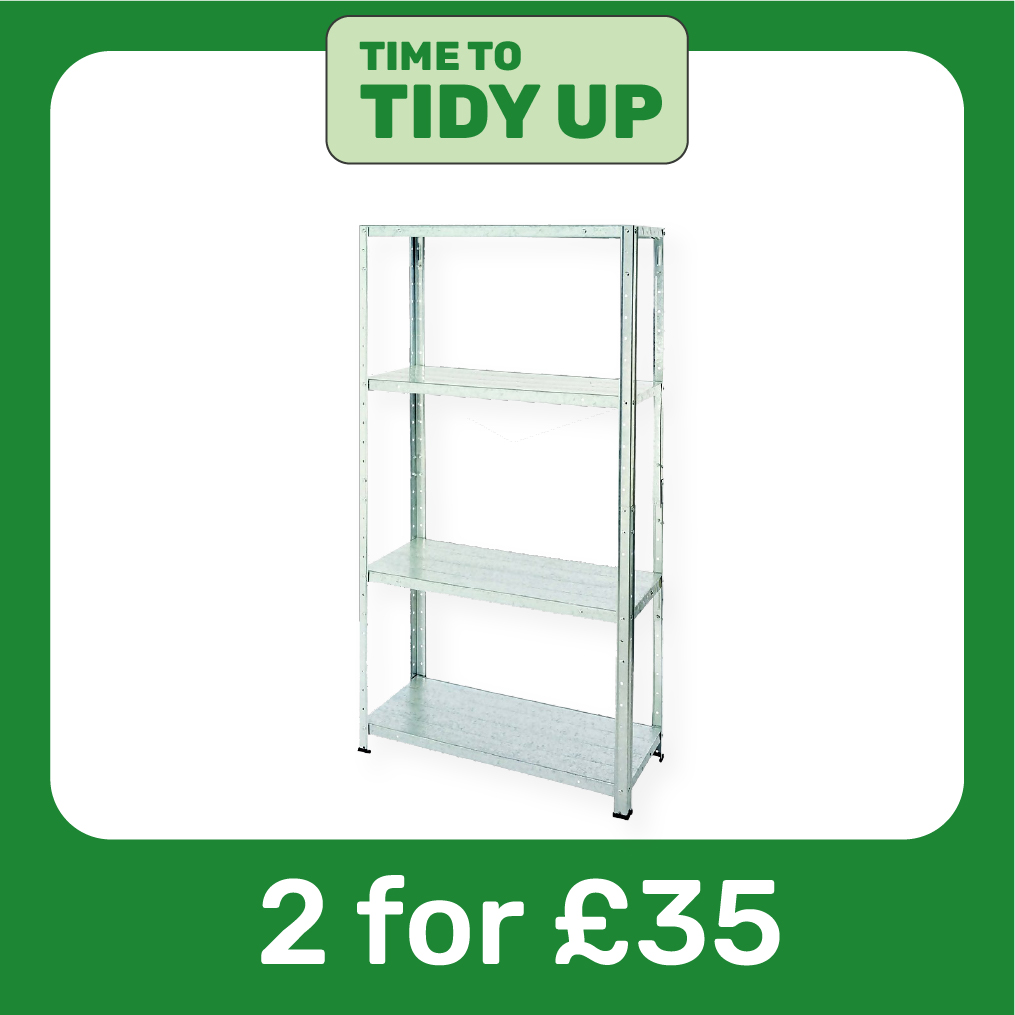 Galvanised Garage Shelving