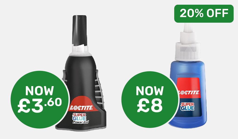 20% off selected Loctite Glue