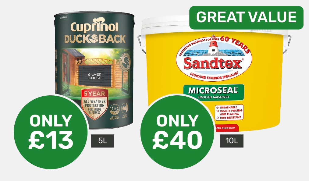 Great Value on Outdoor Paint