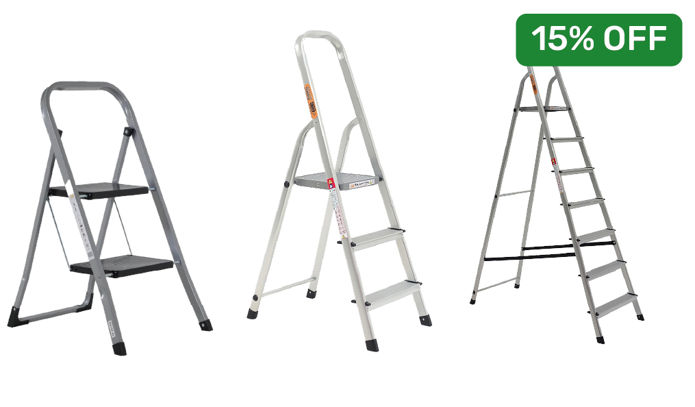 15% off selected Ladders & Step Stools
