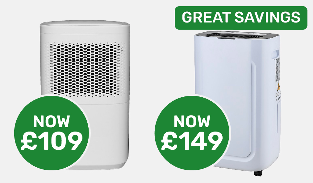 Great savings on dehumidifiers