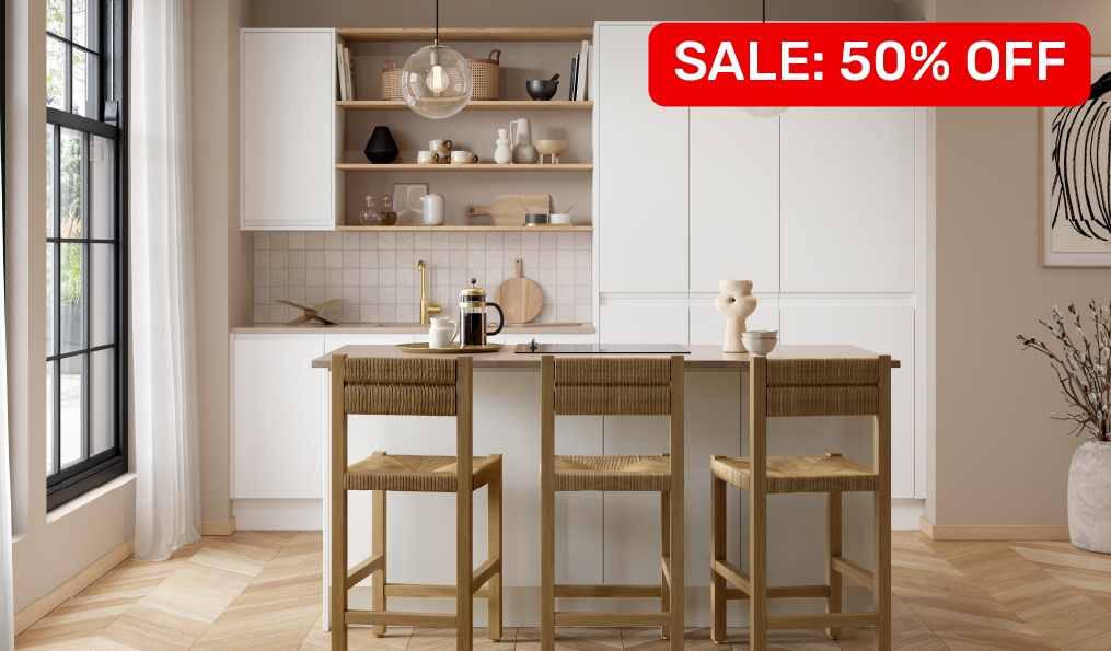 50% off selected Kitchens