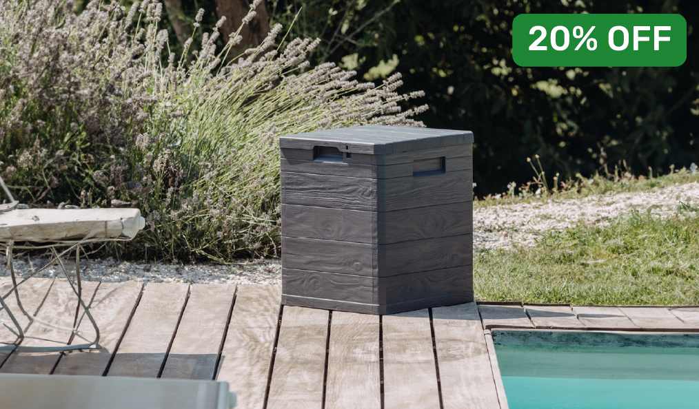 20% off when you spend £20 on more on selected Outdoor Storage