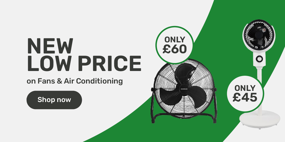 New Lower Prices on Fans & Air Con