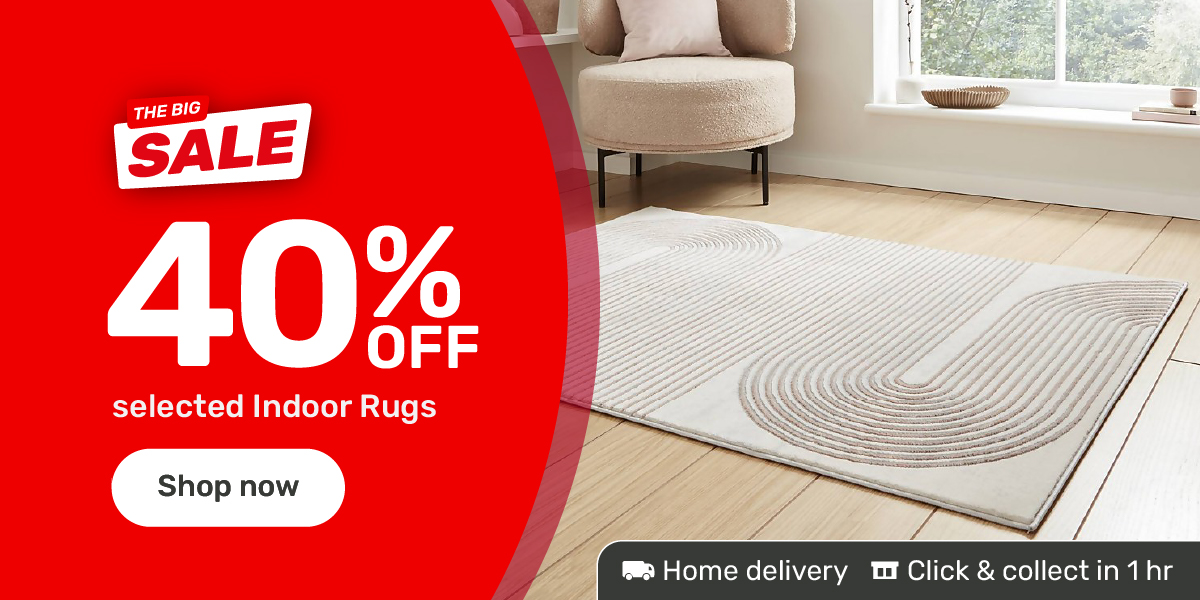 40% off Selected Rugs Clearance